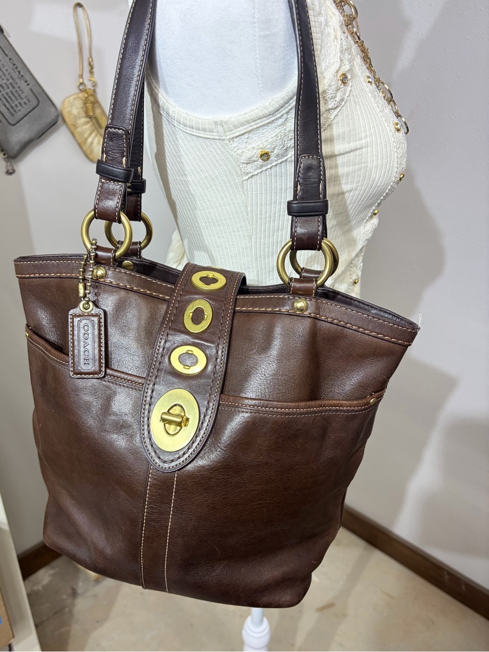 Coach Lily Legacy shoulder bag (model F13757)